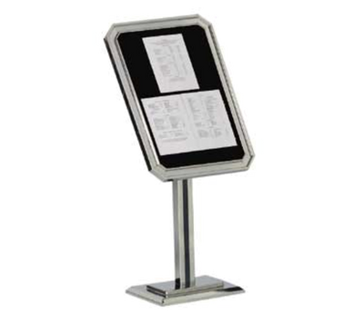 AARCO P31-C 23" W x 49" H Chrome Sign or Poster Stand