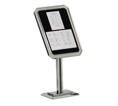 AARCO P31-C 23" W x 49" H Chrome Sign or Poster Stand