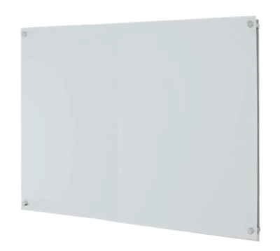 AARCO 6WGB3648NT 48" W x 36" H Glass Frameless Pure Glass Markerboard