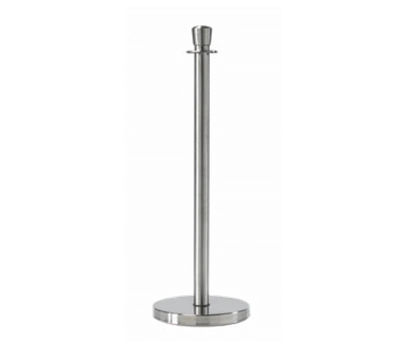AARCO LS-7 Satin Chrome Finish Portable Form-A-Line Crowd Control Post