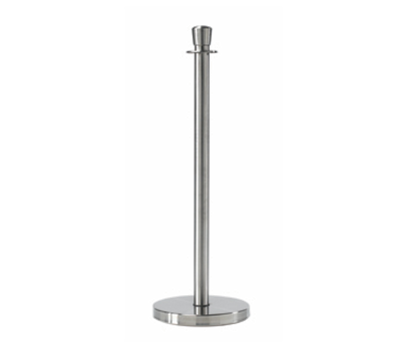 AARCO LS-7 Satin Chrome Finish Portable Form-A-Line Crowd Control Post
