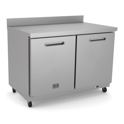 Kelvinator KCHUCWT60R 60" W (2) Solid Hinged Doors Reach In Two-Section Undercounter Refrigerator - 115 Volts 300 Watts