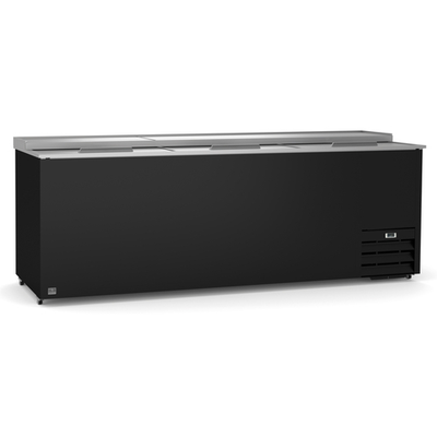 Kelvinator KCHBC95 95" W 29.1 Cu. Ft. Black Painted Steel Bottle Cooler - 115 Volts 0.17 HP