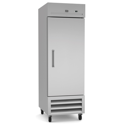 Kelvinator KCHRI27R1DRE 23 Cubic Feet Capacity Stainless Steel Reversible Door with Lock One-Section Reach-in Refrigerator - 115 Volts 300 Watts