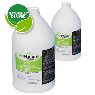 Vollrath 265003 Low PH Biodegradable LEXX Liquid Sanitizer &amp; Cleaner Concentrate