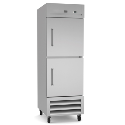 Kelvinator KCHRI27R2HDR 23 Cu. Ft. Capacity Galvanized &amp; Stainless Steel Exterior 1 Section Reach-In Refrigerator - 115 Volts 1-Phase