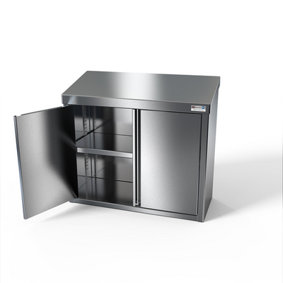 NBR Equipment WCH-1530 30" Stainless Steel Enclosed Wall Mount Cabinet
