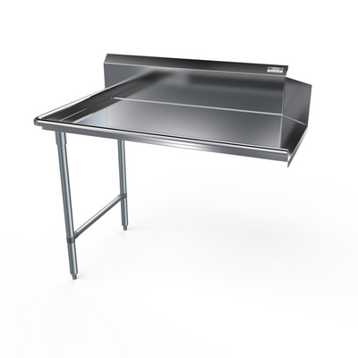 NBR Equipment CDT-48L 48" Clean Straight Economy Dishtable