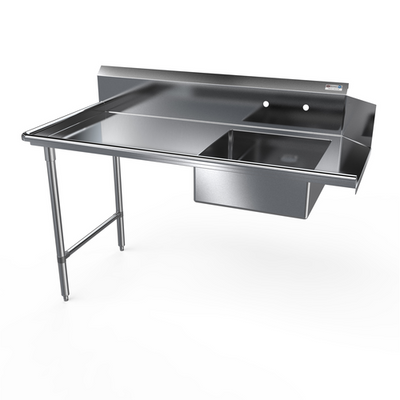 NBR Equipment SDT-36L-16 36" Soiled Straight Premium Dishtable