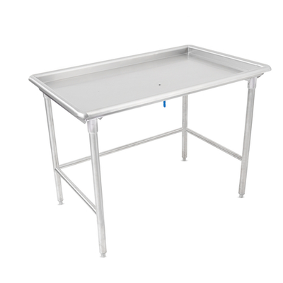 John Boos DST6-3061SBW 60.88" W x 30.38" D 16 Ga. Stainless Steel Bracing Welded Sorting Table