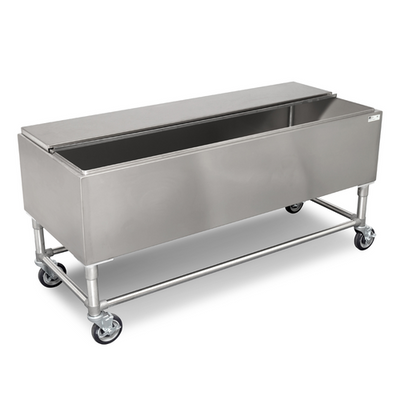 John Boos UBBB-2460 Stainless Steel Mobile Ice Chest
