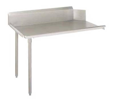 John Boos EDTC8-S30-L60 60" W x 30" D 18 Ga. Stainless Steel Straight Clean Dishtable