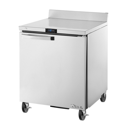 True TWT-27F-HC~SPEC3 27.63" W Stainless Steel 1 Section Door SPEC SERIES Work Top Freezer
