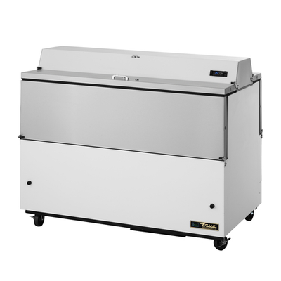 True TMC-58-DS-HC 58" W Forced-Air Dual Mobile Milk Cooler - 115 Volts