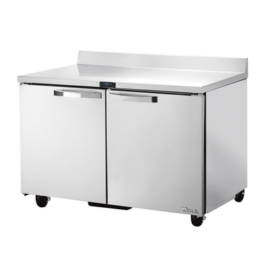 True TWT-48F-HC~SPEC3 48.38" W Stainless Steel 2 Section Doors SPEC SERIES Work Top Freezer