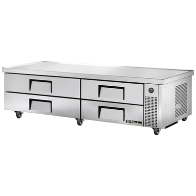 True TRCB-82-84 54" W 4 Drawers Refrigerated Chef Base