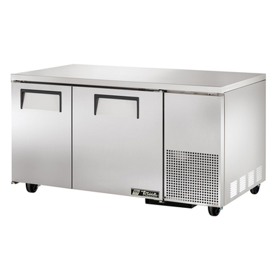 True TUC-60-32F-HC 60.25&quot; W Stainless Steel Deep Undercounter Freezer - 115 Volts