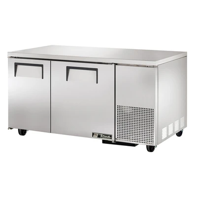 True TUC-60-32F-HC 60.25" W Stainless Steel Deep Undercounter Freezer - 115 Volts