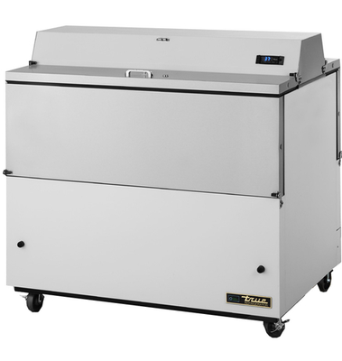 True TMC-49-DS-HC 49" W Forced-Air Dual Mobile Milk Cooler - 115 Volts