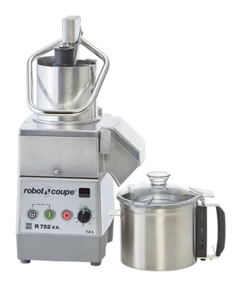 Robot Coupe R752VV 7.5 L Stainless Steel Bowl With Handle Countertop Combination Food Processor - 120 Volts