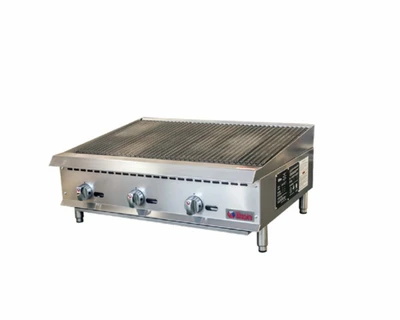 MVP Group IRB-36-NG Stainless Steel Natural Gas IKON Cooking Radiant Broiler - 105,000 BTU