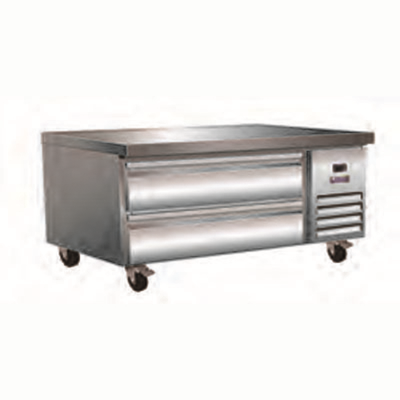 MVP Group ICBR-38 26" H All Stainless Steel IKON Chef Base Refrigerator