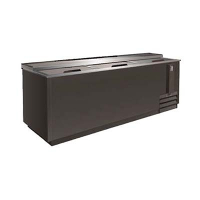 MVP Group IBC-95 30.3 Cu. Ft. Capacity Stainless Steel Top Electronic Thermostat IKON Bottle Cooler - 115 Volts 1-Ph
