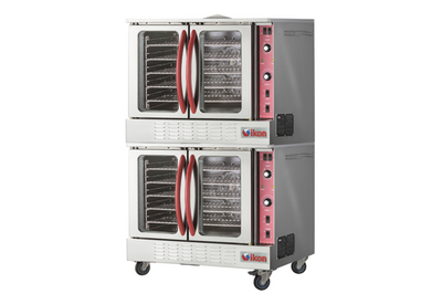 MVP Group IECO-2 65.62" H x 38.12" W x 44.37" D Electric Double-Deck Standard Depth IKON Convection Oven - 208-240 Volts 3-Ph