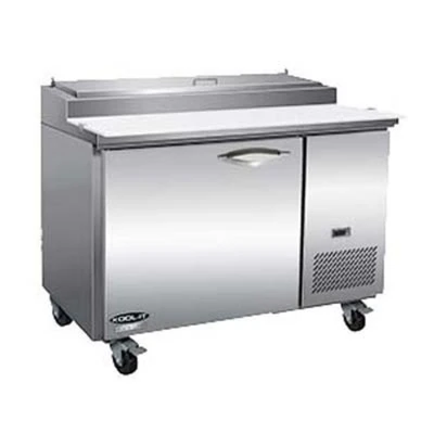 MVP Group IPP47 12 Cu. Ft. Stainless Steel One Section IKON Pizza Prep Table - 115 Volts