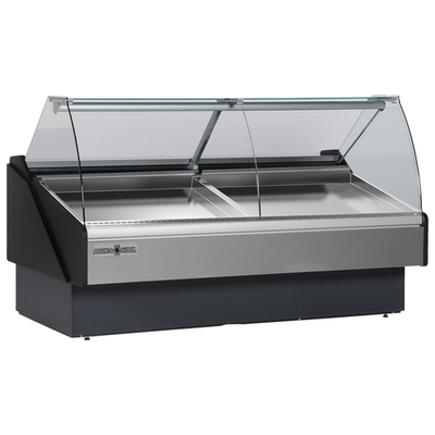 MVP Group KFM-SC-120-S 47.25" H x 117" W x 43.38" D Service Type Multiplexible Digital Controller Hydra-Kool Display Case Fresh Seafood - 115 Volts 1-Ph