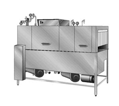 Insinger SPEEDER (86") RPW 277 Racks Per Hour Conveyor Type High Temperature Speeder Dishwasher