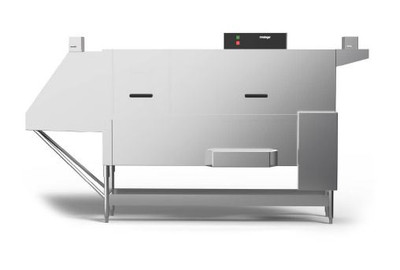 Insinger TRAC 321-2 RPW 528 Trays Per Hour High Temperature Double Tank Trac Tray Washer - 208 Volts 3-Ph