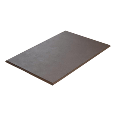 Axia AFS3660BR 60" W x 36" D x 0.38" Thick Brown Rubber Solid Anti-Fatigue Sponge Mat