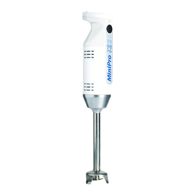 Dynamic MX070.14 All White Stainless Steel Shaft Hand-Held MiniPro Mixer - 115 Volts