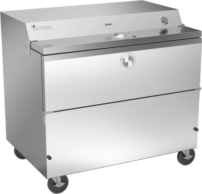 Victory VMCF49-1-S-HC 49" W All Stainless Steel School Milk Cooler - 115 Volts