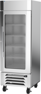 Victory LSR27HC-1 30" W Stainless Steel Exterior One-Section UltaSpec Series Merchandiser Refrigerator - 115 Volts