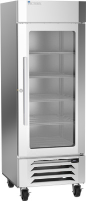 Victory LSR27HC-1 30" W Stainless Steel Exterior One-Section UltaSpec Series Merchandiser Refrigerator - 115 Volts