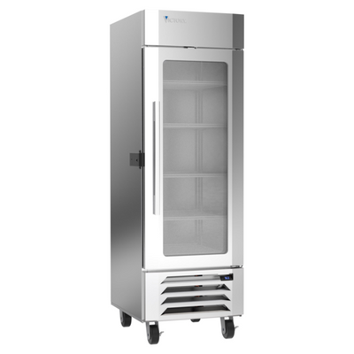 Victory LSR23HC-1-IQ 28.38" W Stainless Steel Exterior One-Section UltaSpec Series Merchandiser Refrigerator - 115 Volts