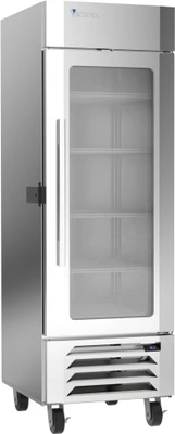 Victory LSR23HC-1-IQ 28.38" W Stainless Steel Exterior One-Section UltaSpec Series Merchandiser Refrigerator - 115 Volts
