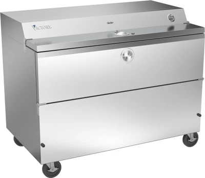 Victory VMCF58-1-S-HC 58" W All Stainless Steel School Milk Cooler - 115 Volts