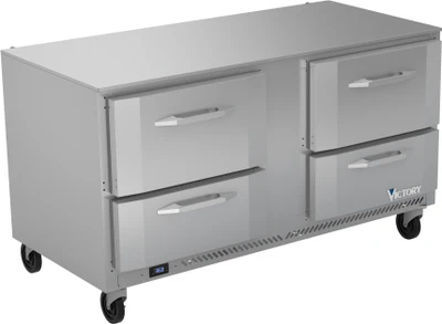 Victory VURD60HC-4 60" W Under Counter Refrigerator - 115 Volts