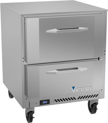 Victory VURD27HC-2 27" W Under Counter Refrigerator - 115 Volts