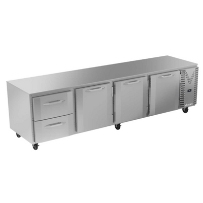 Victory VURD119HC-2 118.88" W Under Counter Refrigerator - 115 Volts