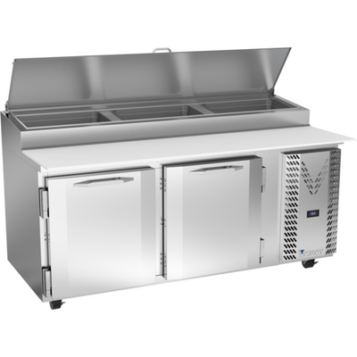 Victory VPP46HC 46.13" W 2 Doors Pizza Prep Table - 115 Volts
