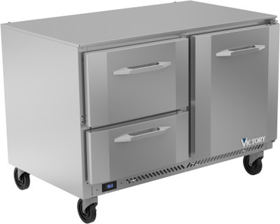 Victory VURD48HC-2 48" W Under Counter Refrigerator - 115 Volts