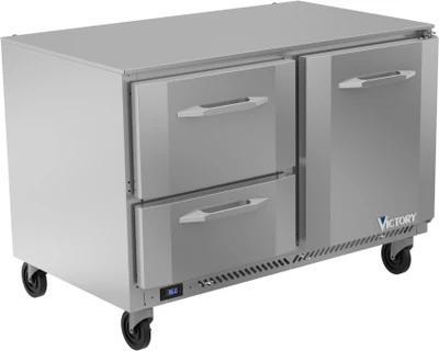 Victory VURD48HC-2 48" W Under Counter Refrigerator - 115 Volts