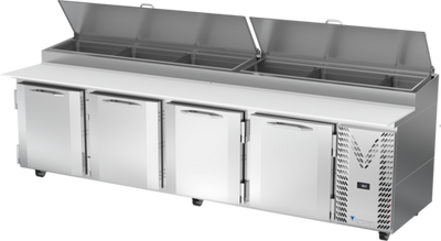 Victory VPP67HC 67.13" W 4 Doors Pizza Prep Table - 115 Volts