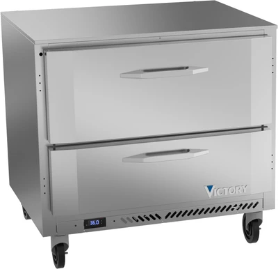 Victory VURD36HC-2 36" W Under Counter Refrigerator - 115 Volts