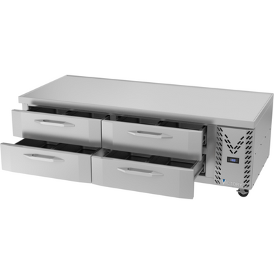 Victory CBR72HC 72" W 4 Drawers Chef Base Refrigerator - 115 Volts