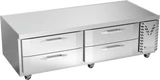 Victory CBR72HC 72" W 4 Drawers Chef Base Refrigerator - 115 Volts